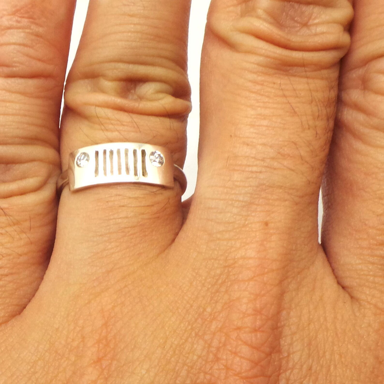 Sterling Silver Jeep Ring Jeep Jewelry for Jeep Girl off Etsy