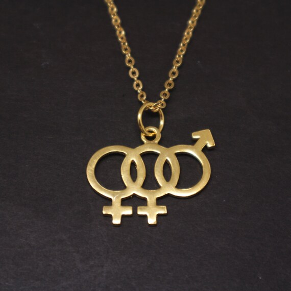 18 /"o de 24 pulgadas Collar /& Mujer símbolo encanto colgante lesbiana orgullo Gay Signo
