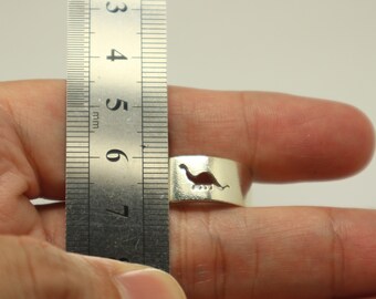 Anillo de promesa de dinosaurio para parejas Brachiosaurus | Etsy España