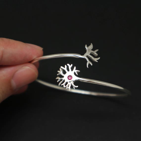Science Bracelet Brain Bangle Neurologist Bracelet Personalized Neuron Bangle Scientist Bangle Bracelet For Scientist Neuron Bracelet