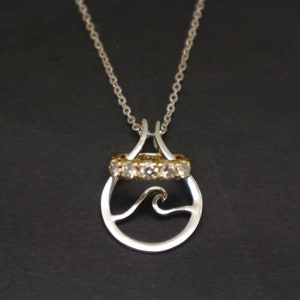 Silver Ring Holder Necklace