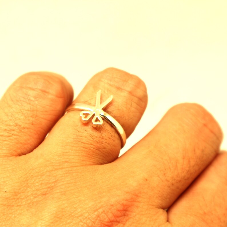 Silver Scissor Ring Scissor Jewelry Cosmetology Hair Etsy