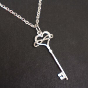 Polyamory Key Necklace for Women - Poly Infinity Heart Jewelry, Polyamorous Gift for Her, Anniversary, Christmas, Valentine&#39;s Day Gift