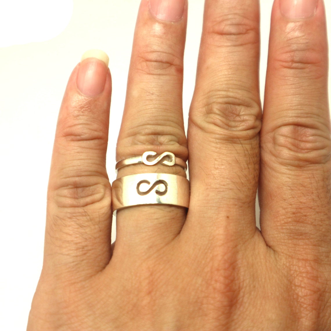 Infinity Promise Rings for Couples Infinity Jewelry His & Etsy