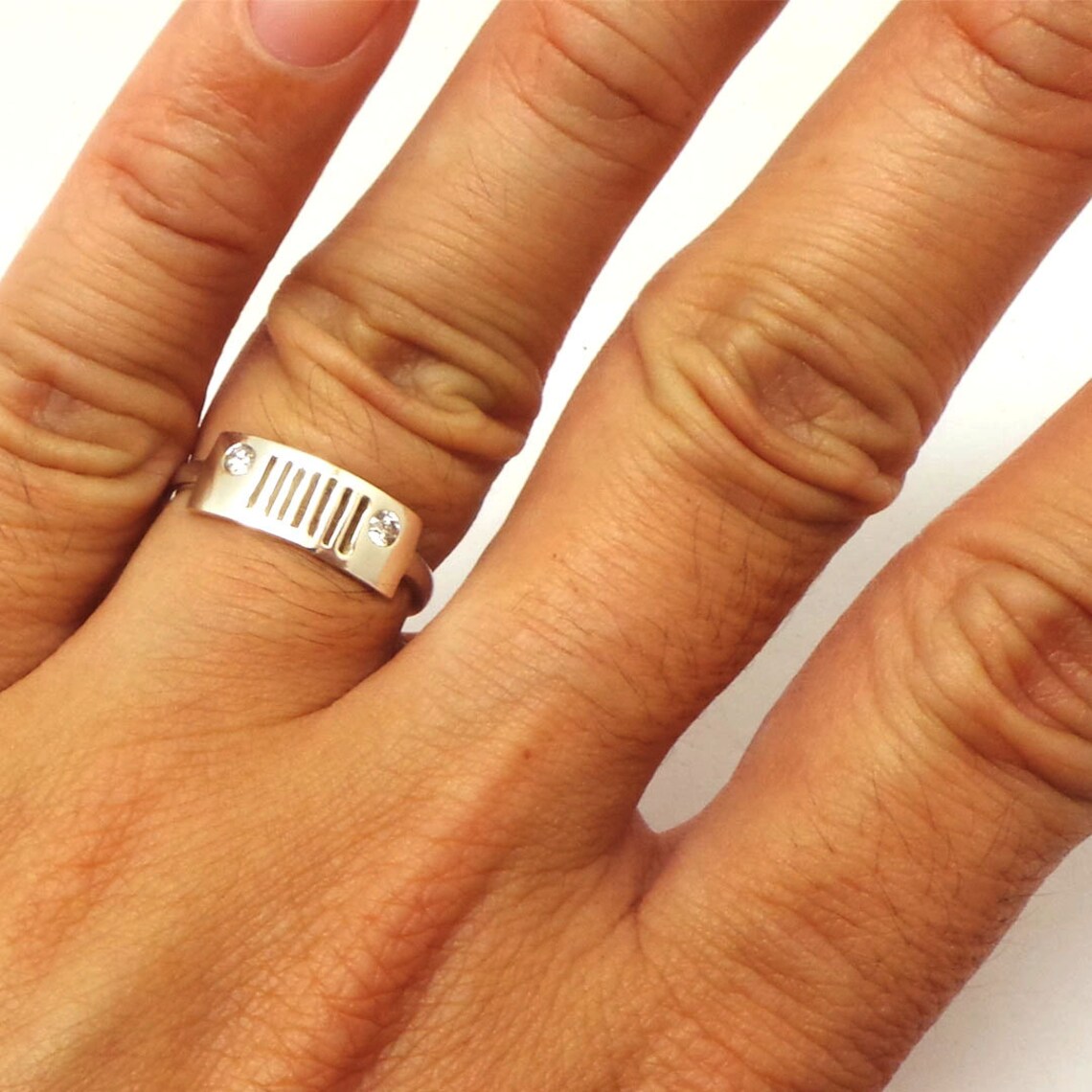 Sterling Silver Jeep Ring Jeep Jewelry for Jeep Girl off Etsy