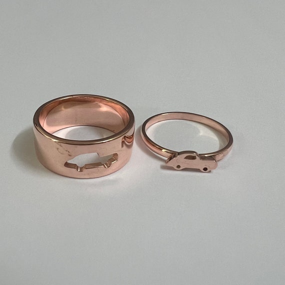 Anello promessa abbinato all'auto d'epoca per coppie Veicolo classico, crea  il tuo momento più prezioso in un anello di coppia -  Italia
