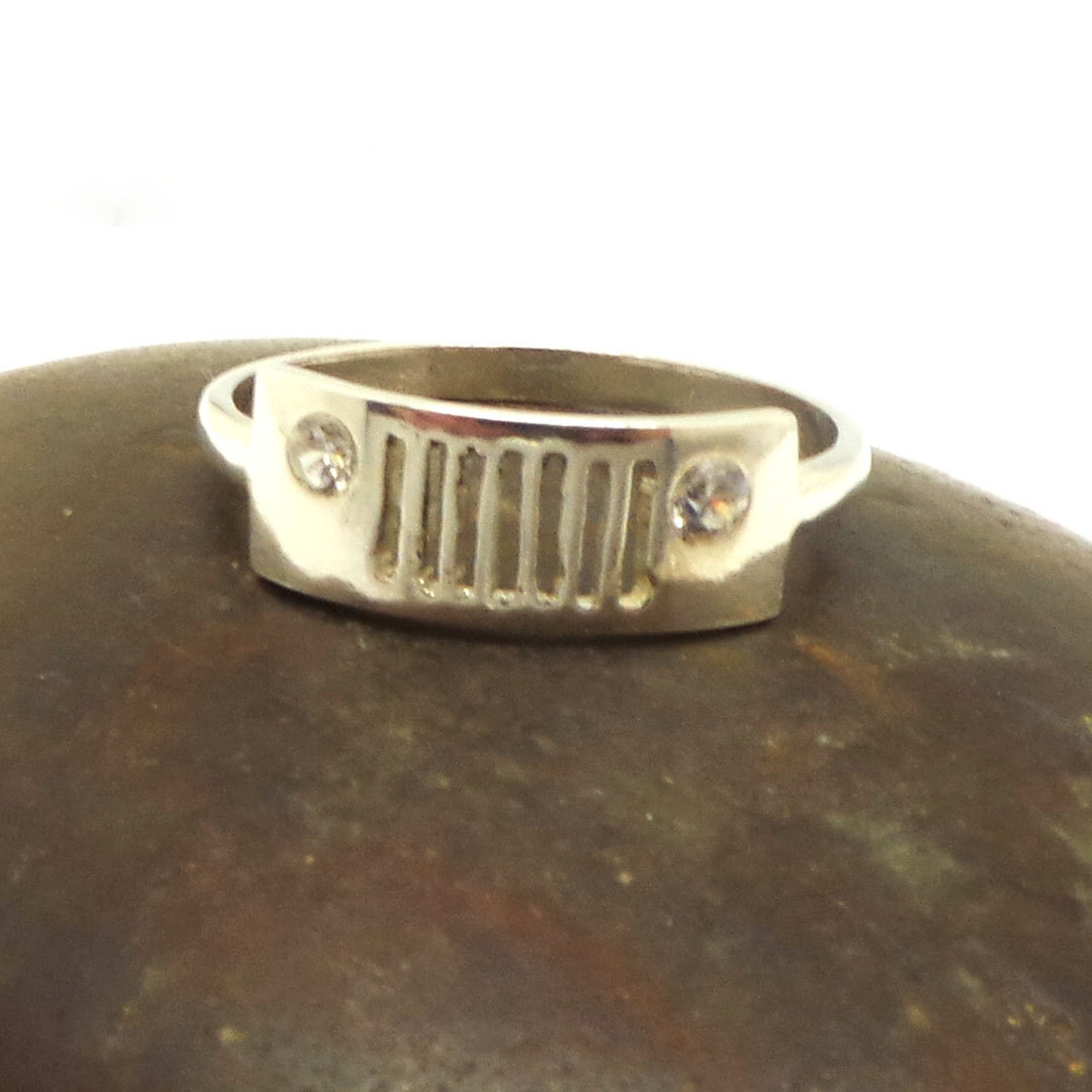 Sterling Silver Jeep Ring Jeep Jewelry for Jeep Girl off Etsy