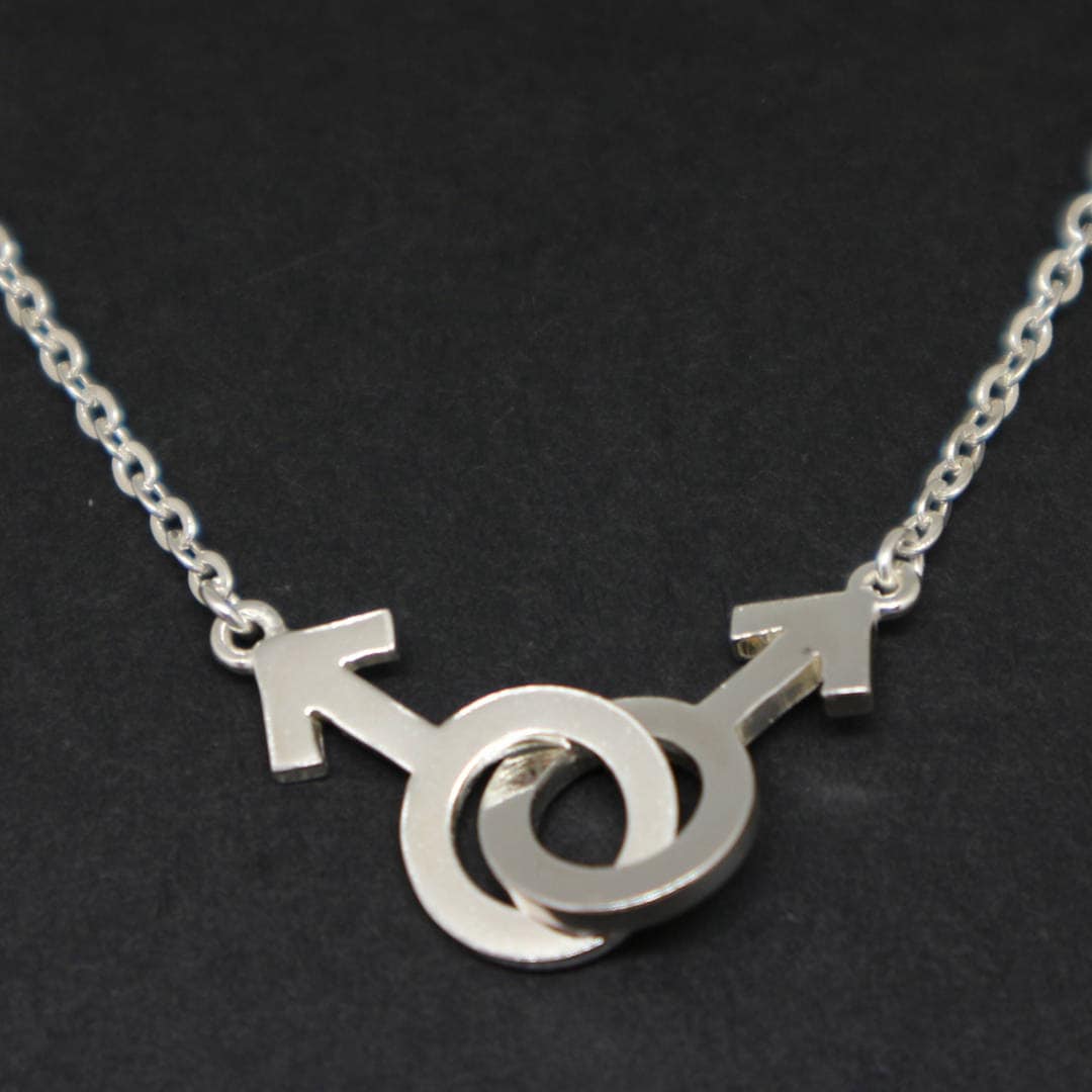 Mens Silver Pendant Necklace | Flower Pendant Chain Necklace | Two Tone  Pendant Silver Chain | Eagle Symbol Pendant Gold | Oxidized Jewelry