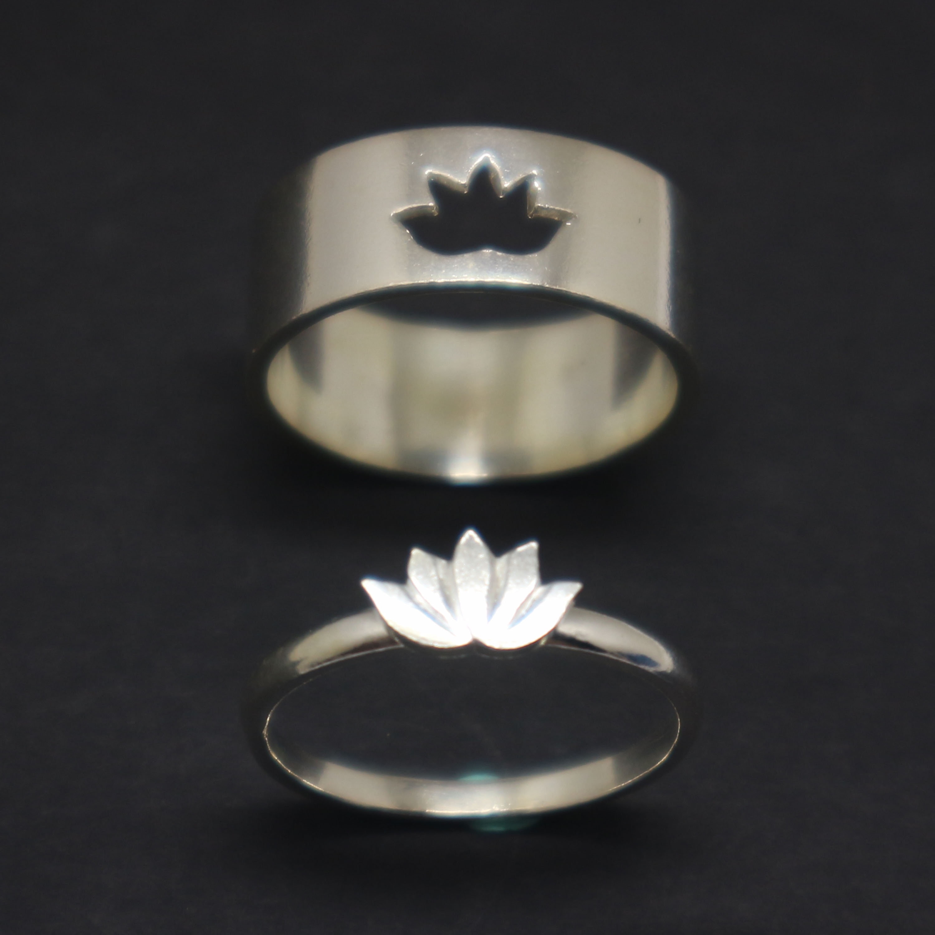 Lotus flower promise ring deals