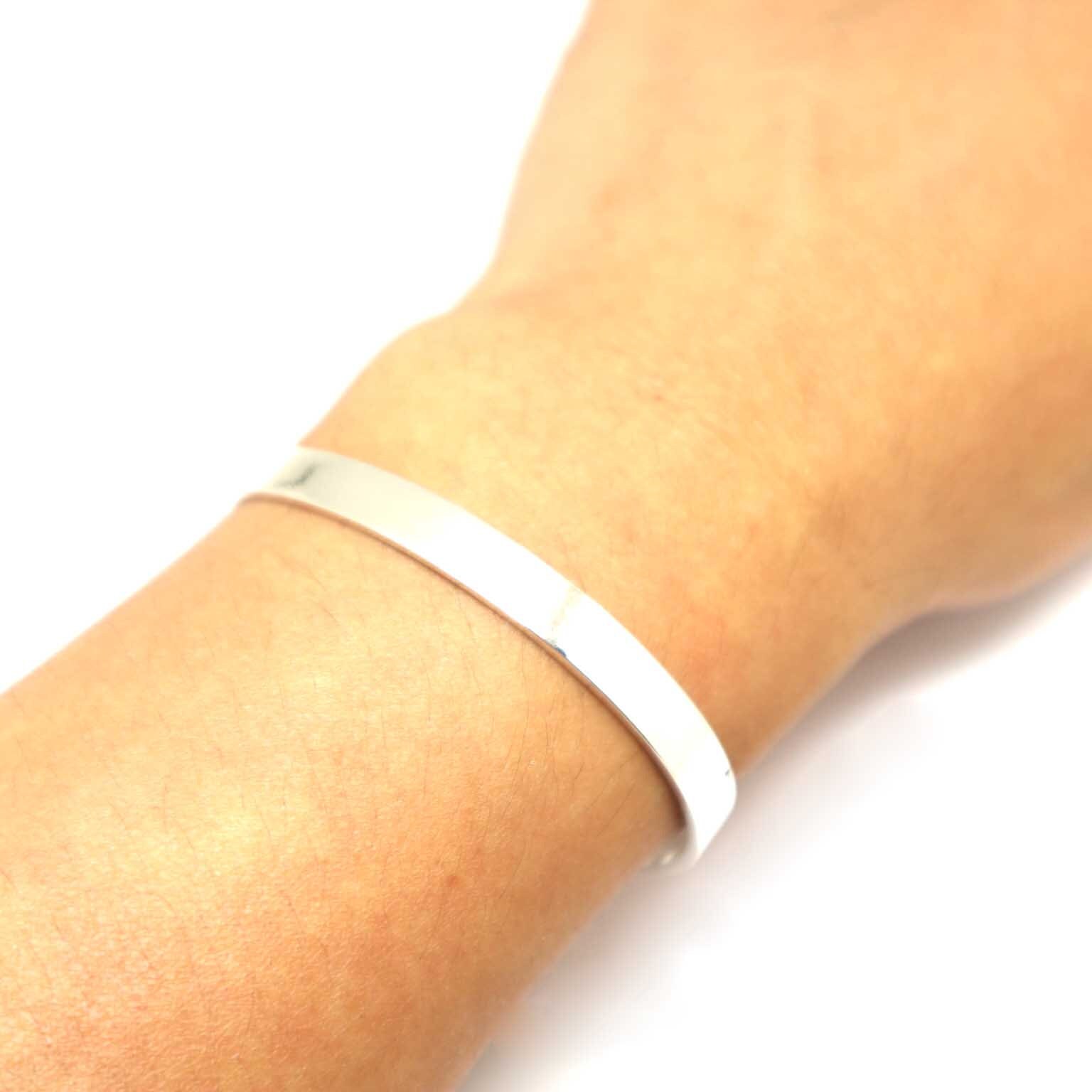 Silver wristband Clearance