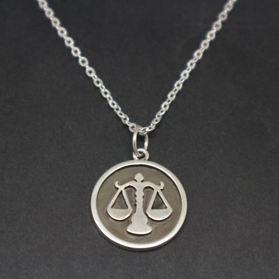 Lawyer Graduation Coin Styled Necklace Round Pendant, Lawyer Jewelry