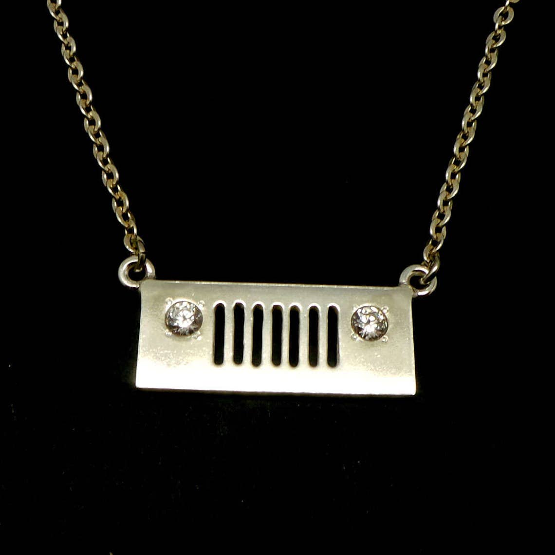 Silver Jeep Girl Necklace Choker Jeep Jewelry for Jeep Etsy