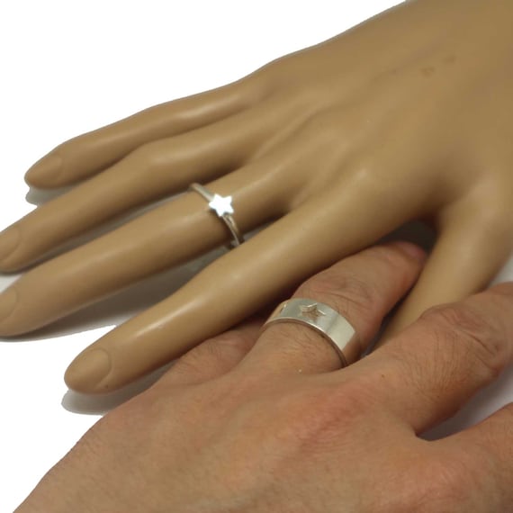 Matching sale star rings