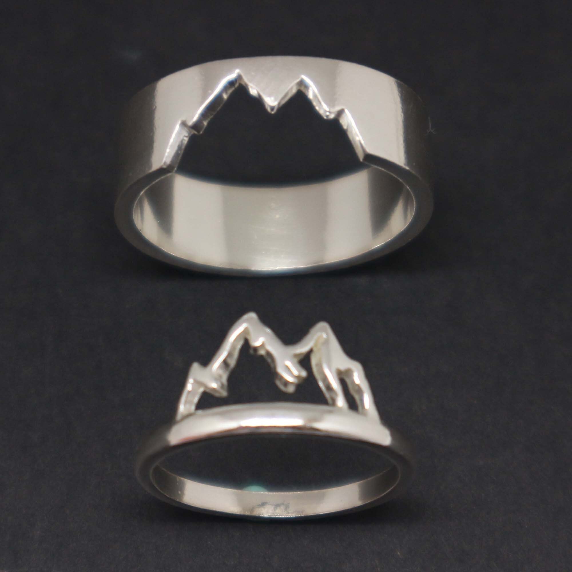 Buy For Less 925 Sterling Silver Mountain Ring 