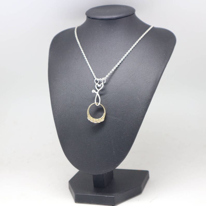 Nurse Practitioner Ring Holder Necklace Silver Heart Etsy