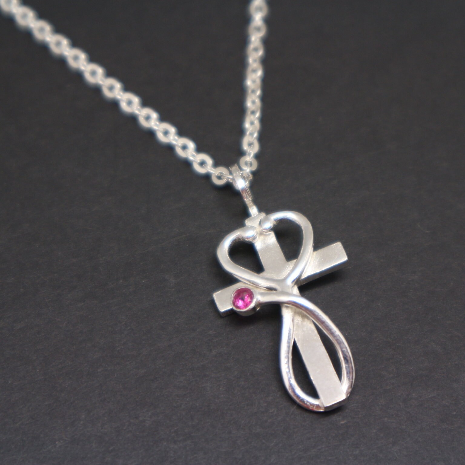 Nurse Stethoscope Cross Necklace Nurse Prayer Necklace Etsy