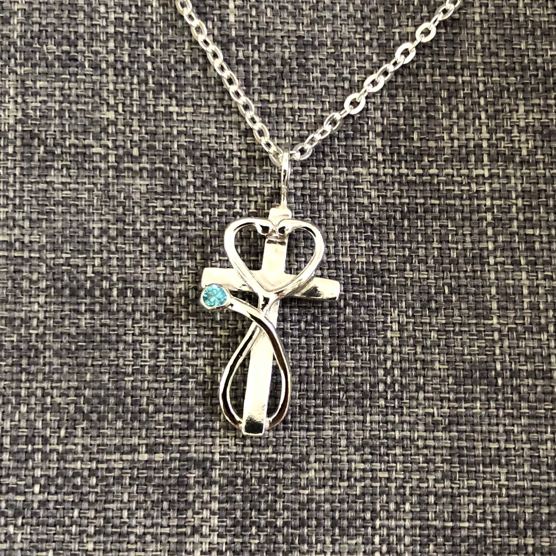 Nurse Stethoscope Cross Necklace Nurse Prayer Necklace | Etsy