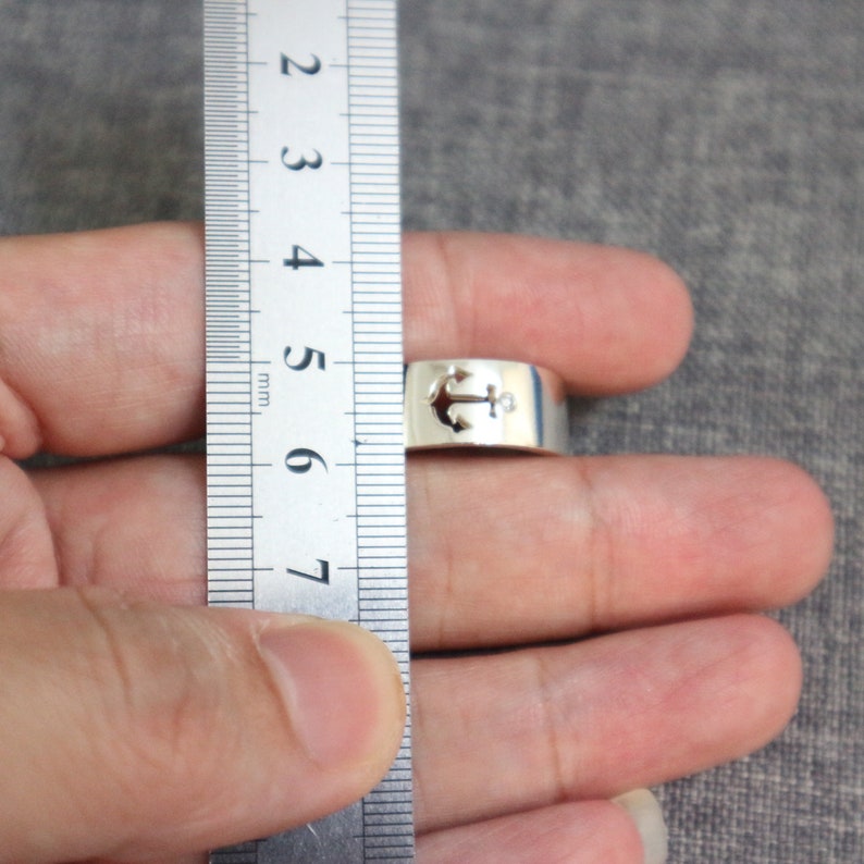 Anchor Couple Set Promise Ring Anchor Jewelry Nautical Etsy