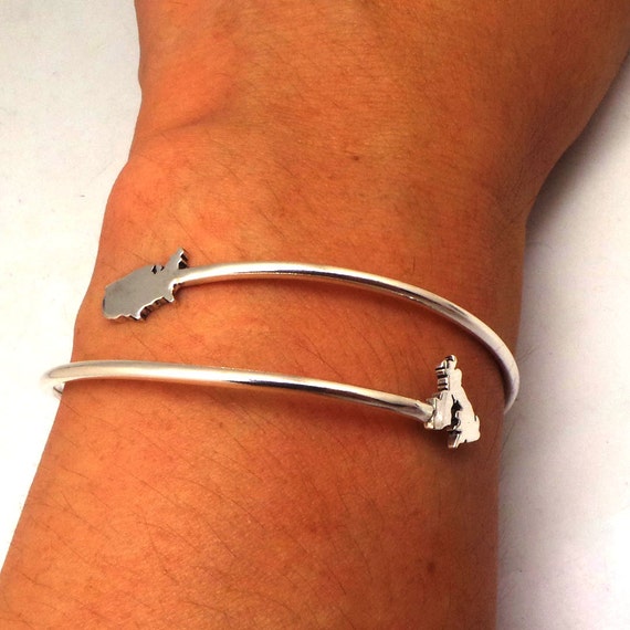 Adjustable Silver Bracelets Blue and Orange Starfish Hand Chain Link Bracelet Clear Bangle Custom Glass Cabochon Charm