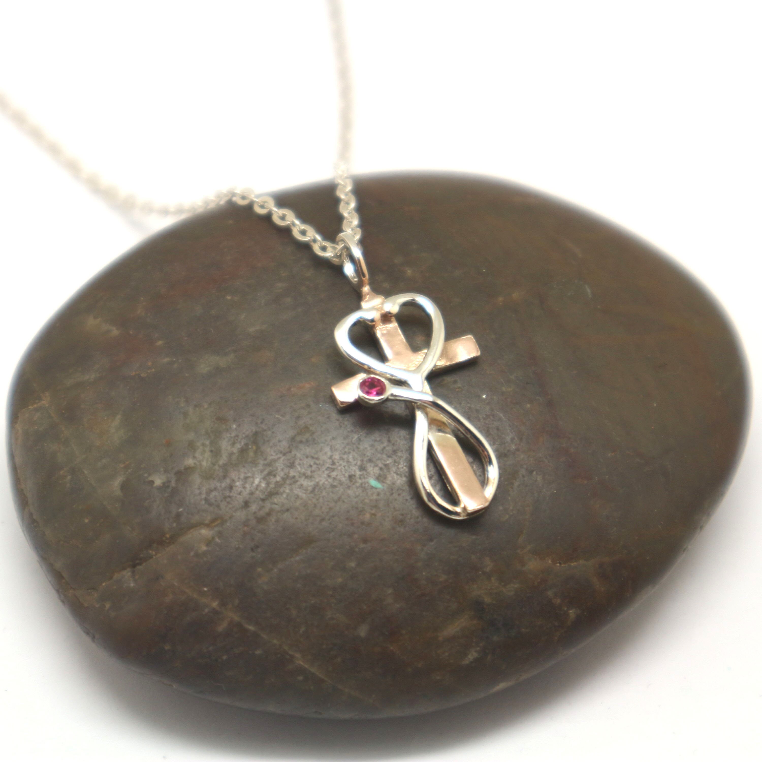 Nurse Stethoscope Cross Necklace Nurse Prayer Necklace Etsy