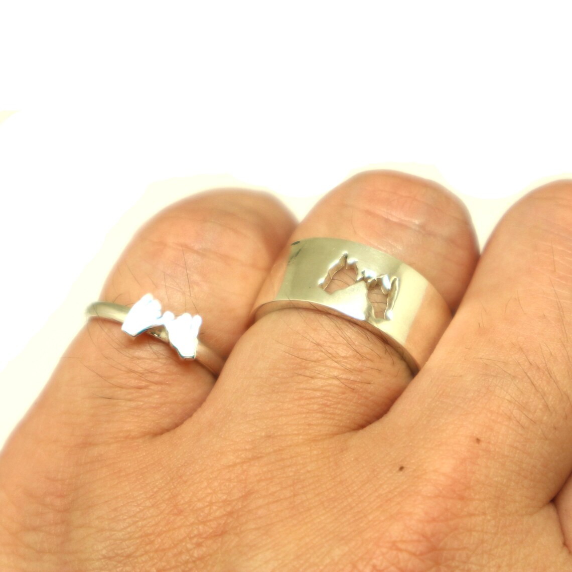 Pinky Promise Matching Promise Ring for Couples Claim Your Etsy