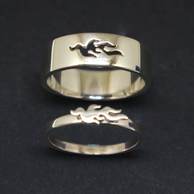 Flame Band - Etsy
