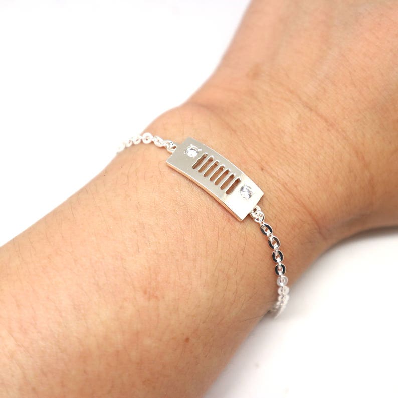 Silver Jeep Bracelet Jeep Jewelry for Women Gift for Jeep Etsy