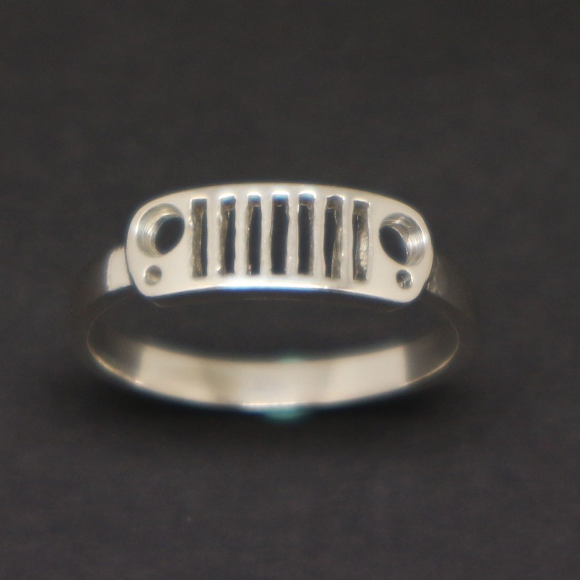 Silver Jeep Ring Tj Jk Wj Yj Jeep Jewelry for Jeep Girl Etsy