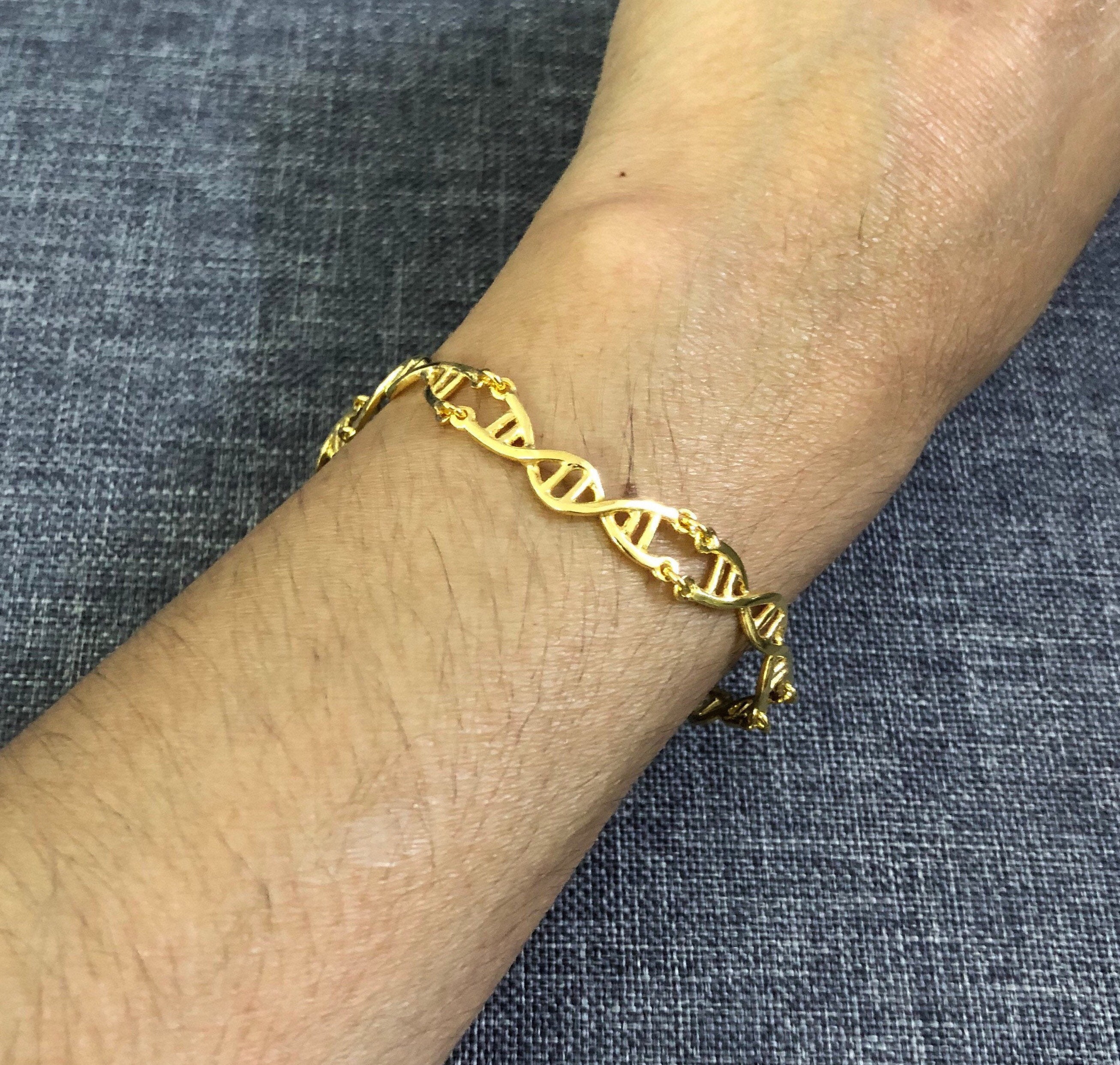 大特価！ ~ Silver US Vintage Deco Art Taxco Silver DNA Bracelet