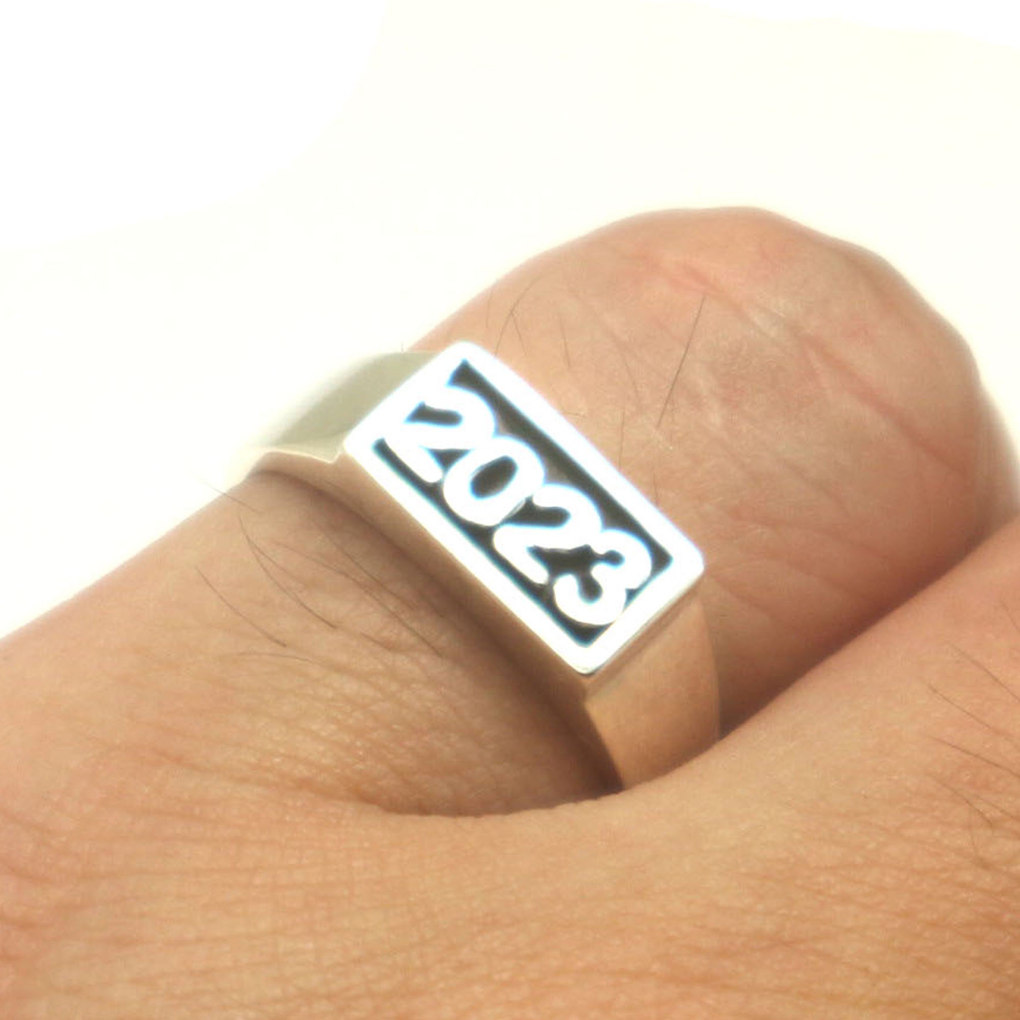 20192023 High School Class Ring Personalized Number Ring Etsy