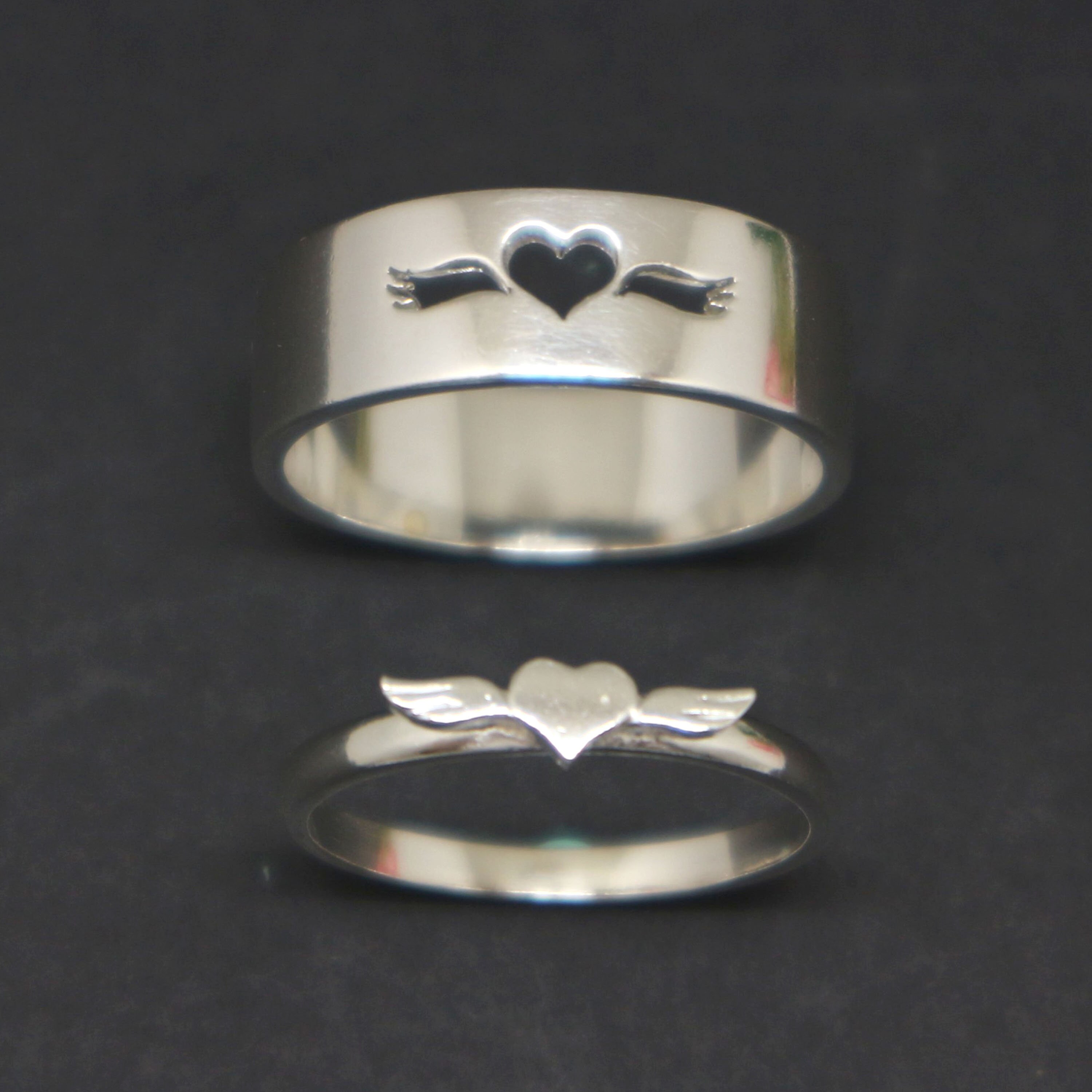 Matching couple rings on sale lightning