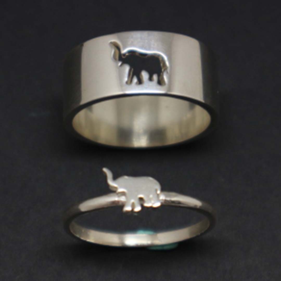 Cute elephant shop rings