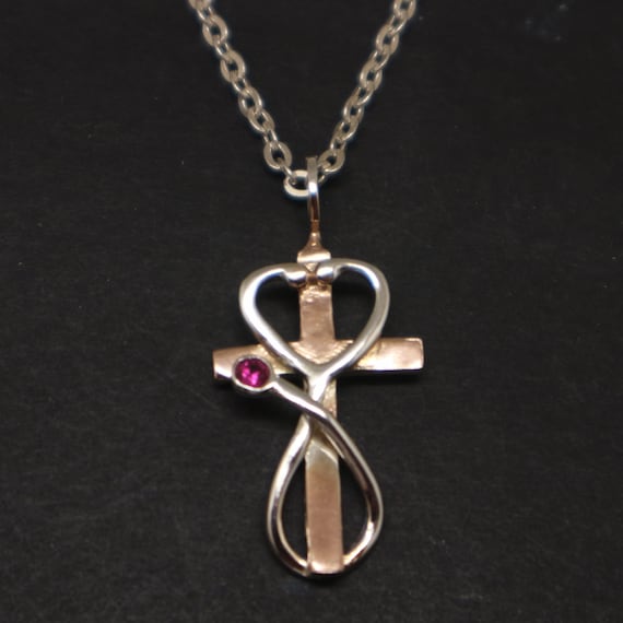 Nurse Stethoscope Cross Necklace Nurse Prayer Necklace Etsy