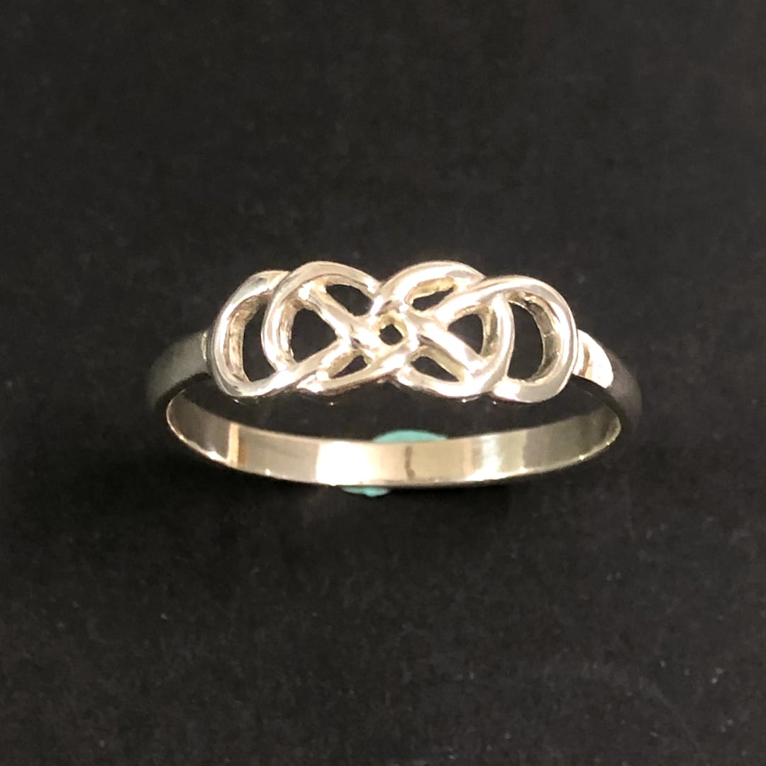 Sterling Silver Double Infinity Ring Infinity Knot Ring Infinity Times Infinity Ring Simple Minimalist Delicate Ring Friendship Ring Etsy Canada