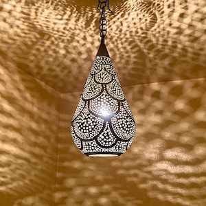 Handmade Moroccan Brass Pendant Light - Arabian Home Decor