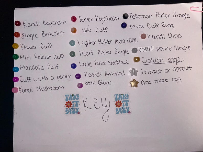 Kandi Mystery Scoops: Cuffs, Keychains, Perlers and More! - Etsy