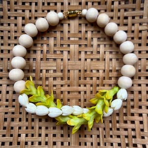 Sunrise collection - Pakalana, pikake double lei - Forever Car lei