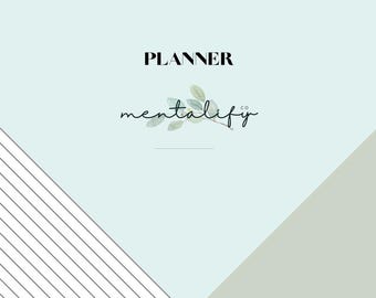 Planer für psychische Gesundheit, Angstzustände, Depressionen und einen gesunden Lebensstil.