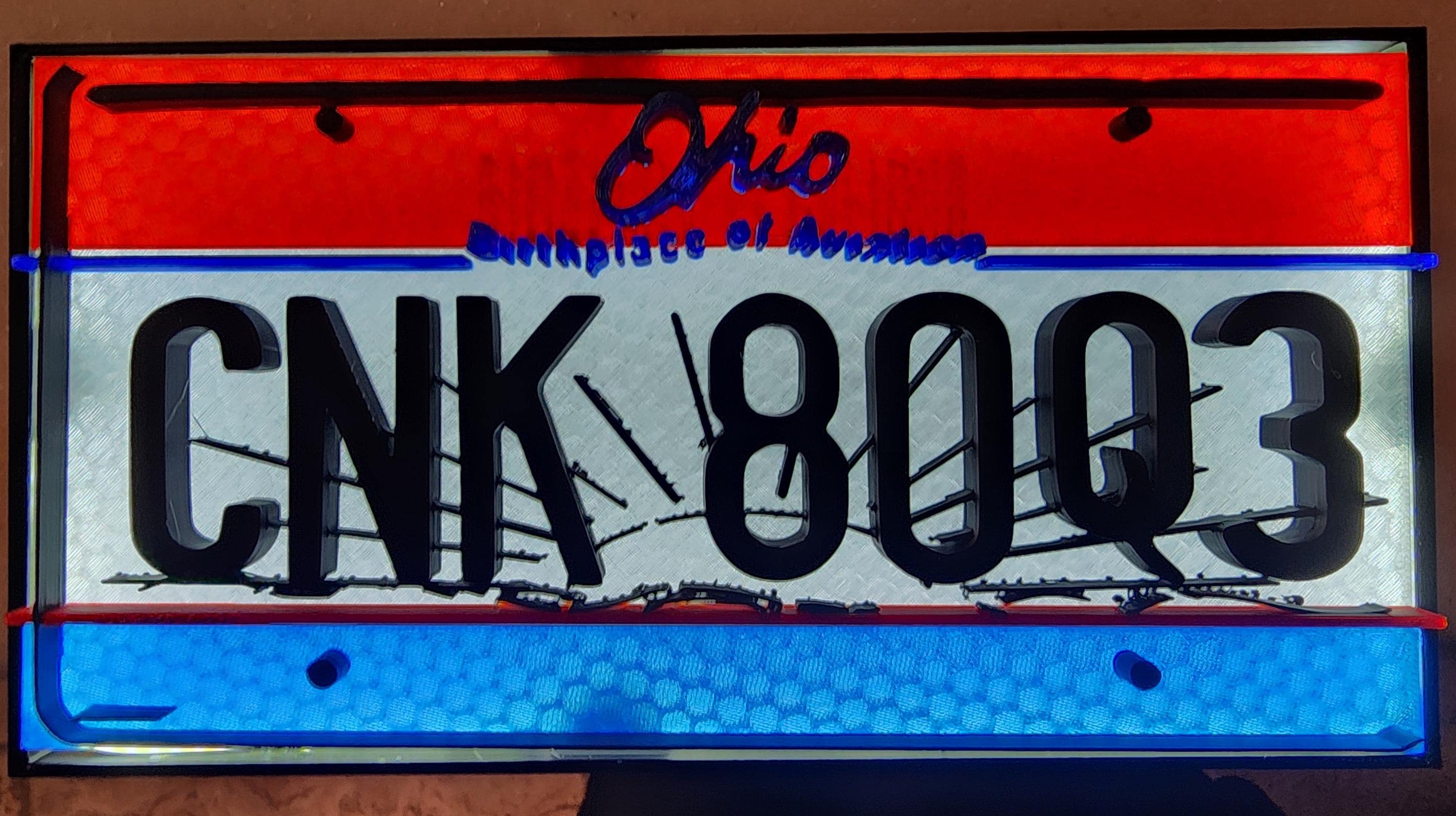Supernatural Lightbox (CNK 80Q3 Ohio License Plate) - Etsy