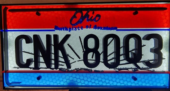 Supernatural Lightbox (CNK 80Q3 Ohio License Plate) - Etsy