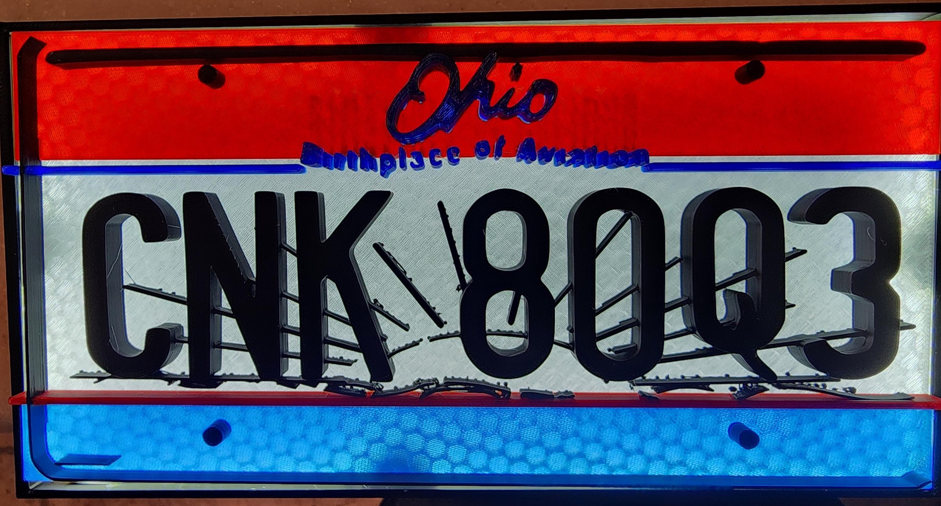 Supernatural Lightbox (CNK 80Q3 Ohio License Plate) - Etsy