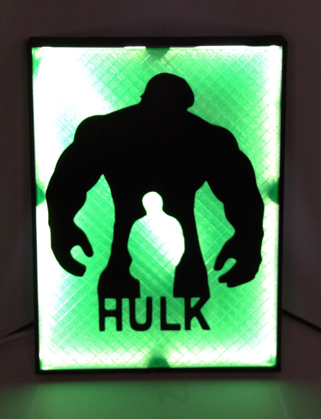 Hulk Light Lightbox - Incredible Hulk - Etsy