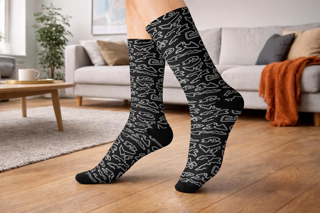 F1 Racing Socks F1 Track Socks | F1 Circuit | F1 Race | Great Gift for Any Motorsports ...