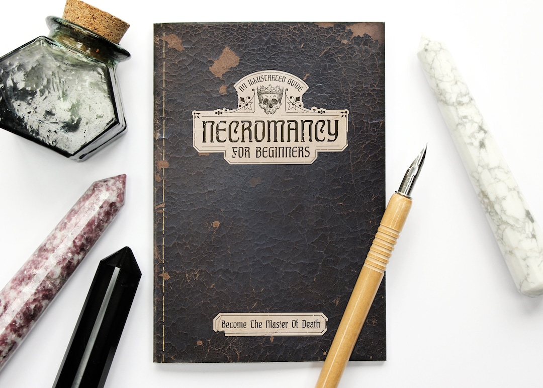 Necromancy A6 Notebook - Wizard Inspired Spell Book Stationery by ...