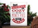 Pack of Christmas Cards - Cozy Xmas Wishes - Lettering by Chatty Nora. 