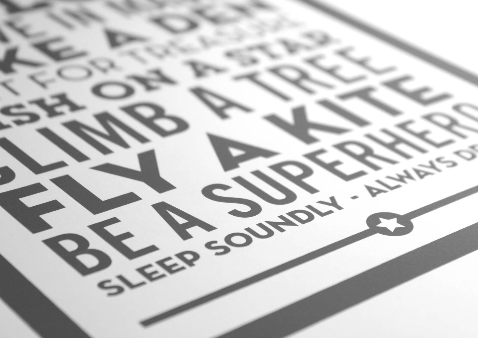 Nursery Wall Print Be a Superhero Screen Print Baby Gift Etsy