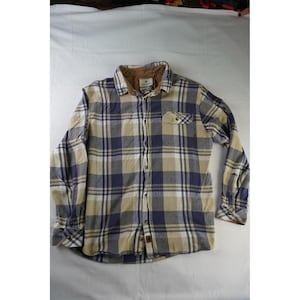 Legendary Whitetails Buck Camp Flannel Shirt Mens XL Plaid Button Up