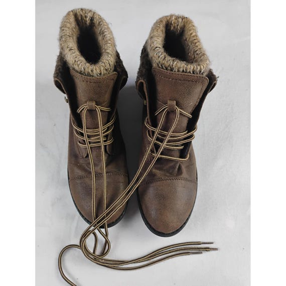 Cliffs by WHITE MOUNTAIN Brown Lace-Up Boots Cliffs by White Mountain Women main image 2