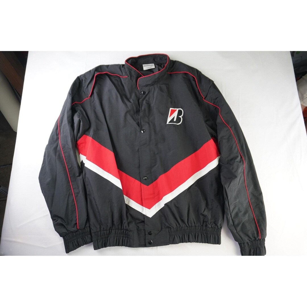 Vintage Bridgestone Racing Jacket Black Red White Formula 1 XL - Etsy