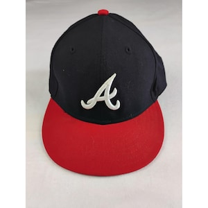 Atlanta Braves New Era 59FIFTY getailleerde kinderpet maat 6 5/8 roodzwarte MLB-pet